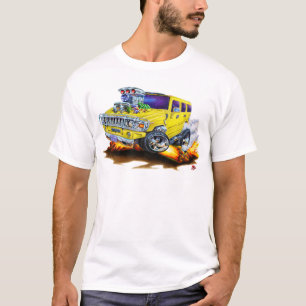 Camiseta Camión amarillo de Hummer H2