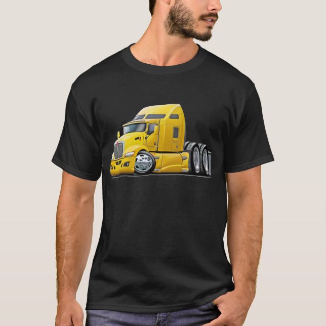 Camiseta Camión amarillo de Kenworth 660 (Anverso)