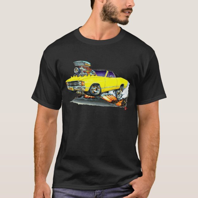 Camiseta Camión Amarillo-Negro 1971-72 del EL Camino (Anverso)