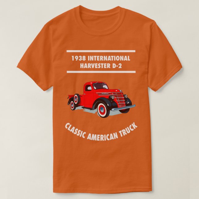 Camiseta Camión Americano Internacional Harvester D2 de 193 (Diseño del anverso)