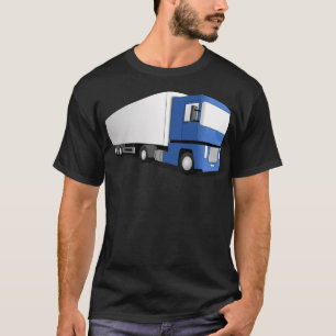 Camiseta Camión azul chispa de regalo de cerdo