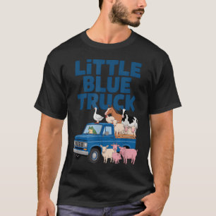 Camiseta Camión Azul Pequeño Animales para Pequeños Camión 