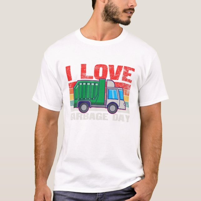 Camiseta Camión basura Garbarge Truck Lover (Anverso)