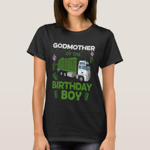 Camiseta Camión basura Madrina Cumpleaños Niño Balón Birt