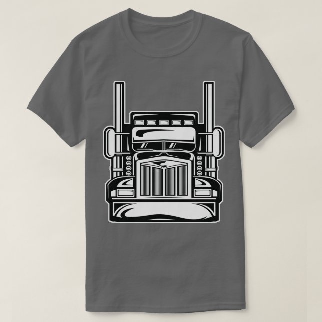 Camiseta Camión Brummi Autobahn Transporte Camión de gasoli (Diseño del anverso)