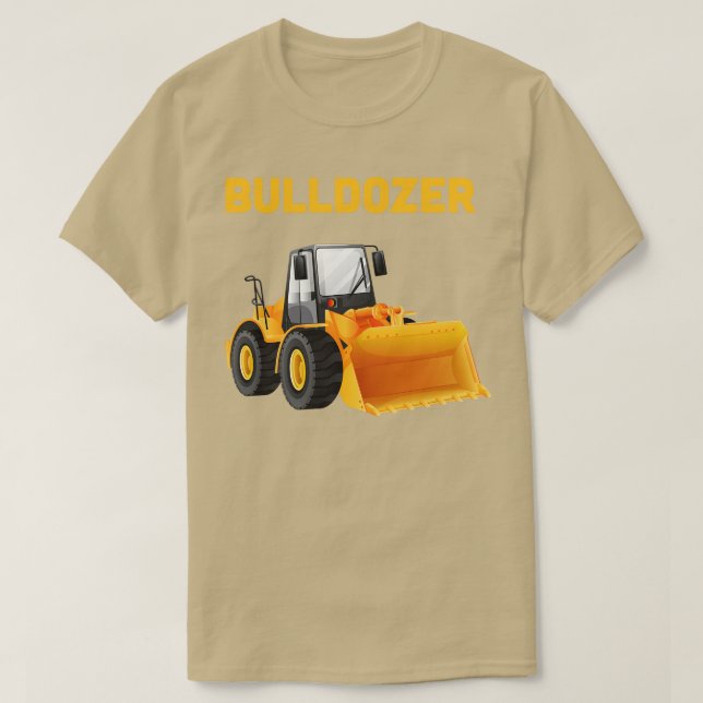 Camiseta Camión Bulldozer (Diseño del anverso)