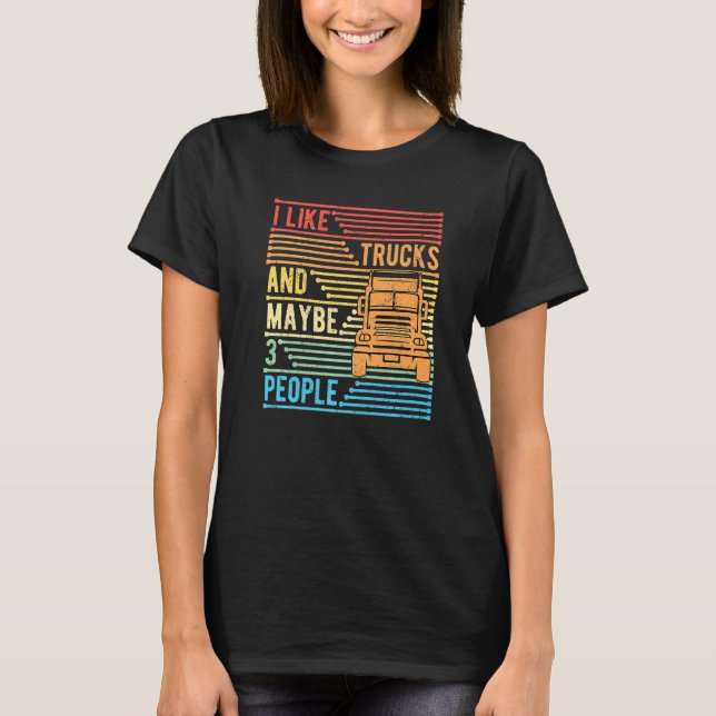 Camiseta Camión camionero (Anverso)
