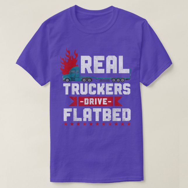 Camiseta Camión camionero camionero Vintage Real Truckers D (Diseño del anverso)
