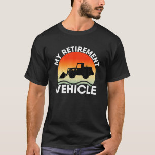 Camiseta Camión cargador delantero Vacation My Retirement V