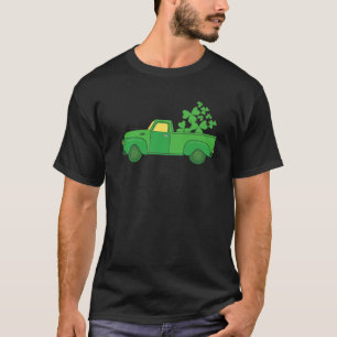 Camiseta Camión Cargar Leprechaun Irlandés Clover St Patric