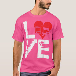 Camiseta Camion Comida Amor Camiones De Helado Comida Rápid