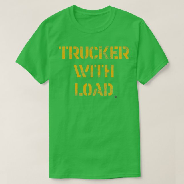 Camiseta Camión con carga 2 (Diseño del anverso)