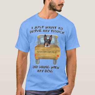 Camiseta Camión conduciendo perro juguete Fox Terrier