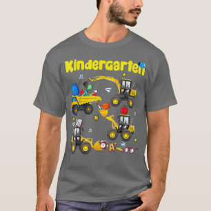 Camiseta Camión Construcción Jardín de Niños Primer Día De