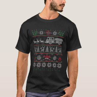 Camiseta Camión contra incendios de bomberos lanzado por re