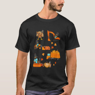 Camiseta Camión Crane de vehículo de construcción infantil 