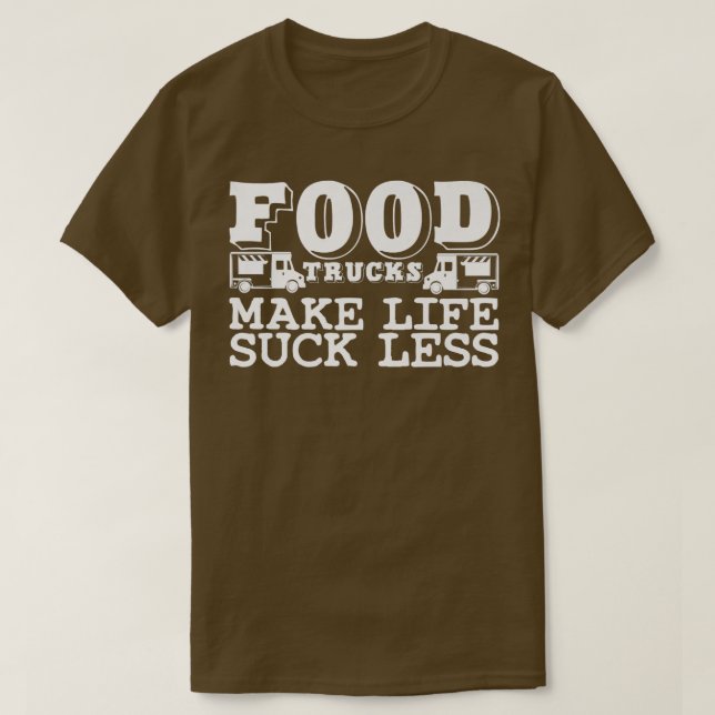 Camiseta Camión de alimentos Chiste Foodie Booth Cart Stree (Diseño del anverso)
