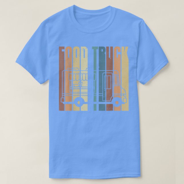 Camiseta Camión de alimentos de época (Diseño del anverso)