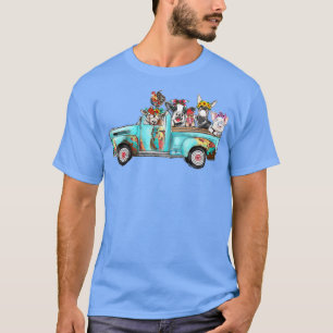 Camiseta Camión de animales de granja para niños amantes de