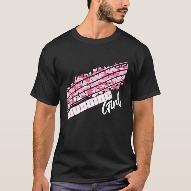 Camiseta Camión de barro de Camo Mudding Chica (Anverso)