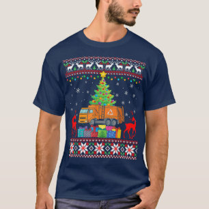 Camiseta Camión de basura Árbol de Navidad Encendido Orname
