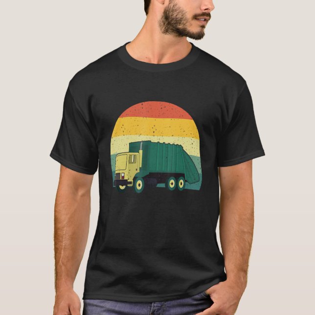 Camiseta Camión de basura Camión de basura Mujeres Hombres  (Anverso)