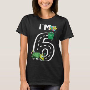 Camiseta Camión de basura de 6 seis años de edad, niño de c