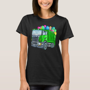 Camiseta Camión de basura de Pascua Hombres Jóvenes Cesta d