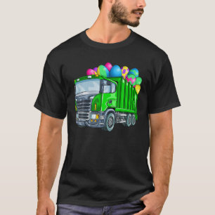 Camiseta Camión de basura de Pascua T Hombres Cesta de cone