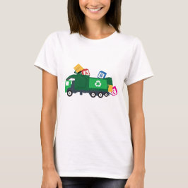 Camiseta Camión de basura de reciclaje ABC