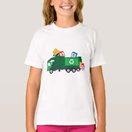 Camiseta Camión de basura de reciclaje ABC