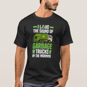 Camiseta Camión de basura del día de la basura de reciclaje