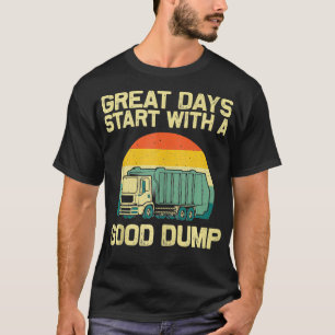 Camiseta Camión De Basura Guay Para Hombres Niños Basura M