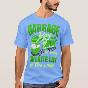 Camiseta Camión de basura infantil diseño de niño para un n