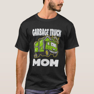 Camiseta Camión de basura madre de mamás de cosecha de moto