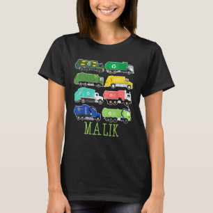 Camiseta Camión De Basura Malik Para Niños Coleccionista Ec