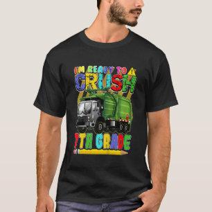 Camiseta Camión De Basura Para Niños De Vuelta Al Colegio L