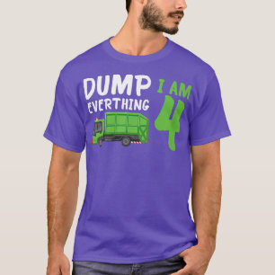 Camiseta Camión de basura para niños vaciar todo lo que soy