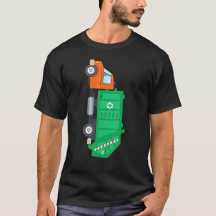 Camiseta Camión de basura para reciclar el día de la basura