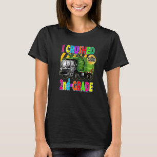Camiseta Camión de basura que aplasté la graduación de niño