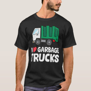 Camiseta Camión de basura reciclado me encantan los camione