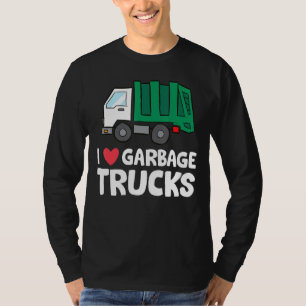 Camiseta Camión de basura reciclado me encantan los camione