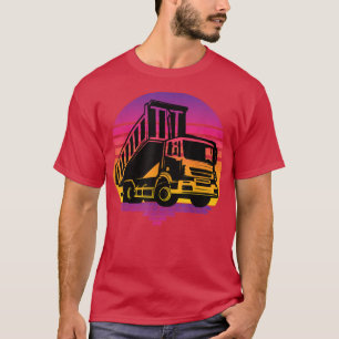 Camiseta Camión de basura retro estilo vintage 80