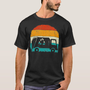 Camiseta Camión de basura retro vintage reciclar basura
