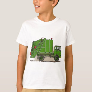 Camiseta Camión de basura rojo