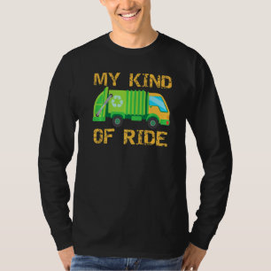 Camiseta Camión de basura tipo de viaje Reciclado Día de ba