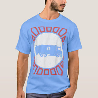 Camiseta Camión de basura vintage retro