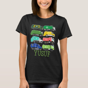 Camiseta Camión de basura Yusuf para niños ecologista colec