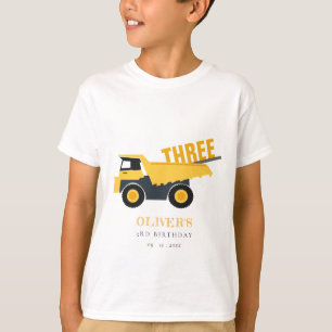 Camiseta Camión de basurero de construcción para cualquier