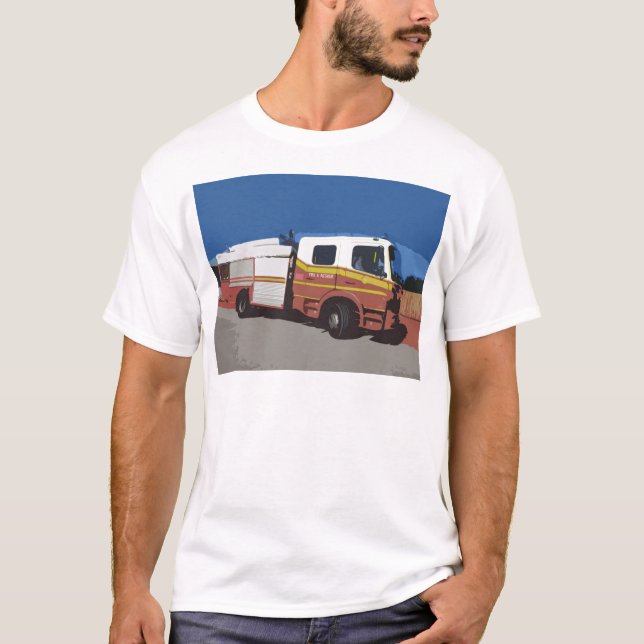 Camiseta Camión de bomberos (Anverso)